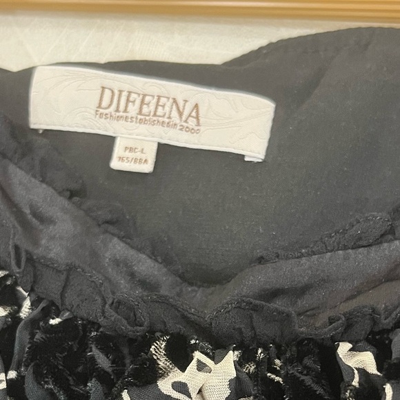 Black and Gray Off-Shoulder Dress - Picture 6 of 8